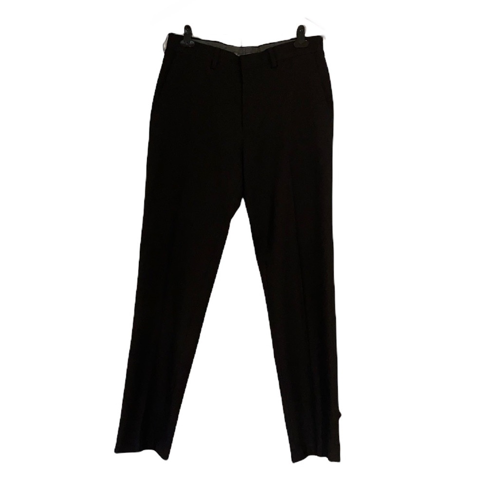 Haggar mens black wrinkle free dress pant